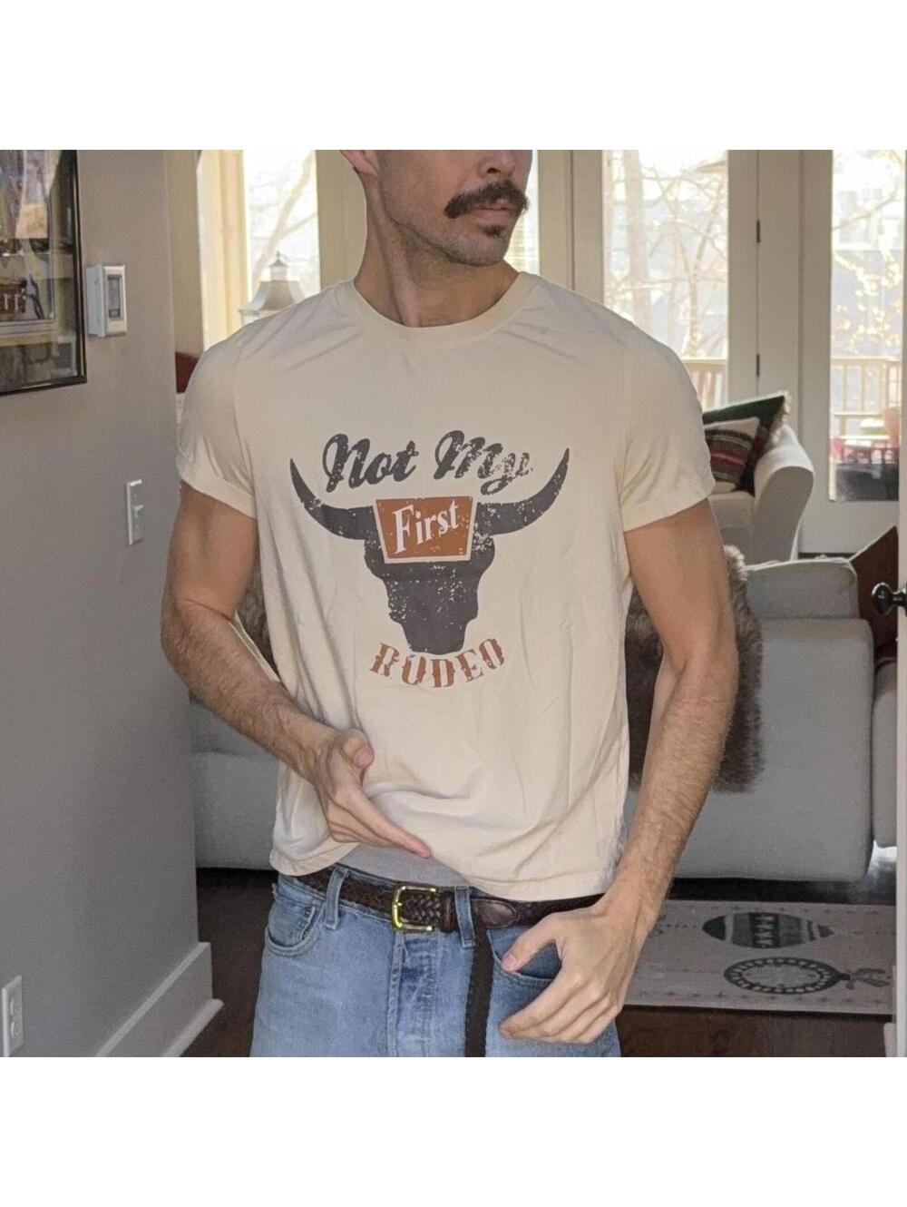 🤠 Emery Rose “Not My First Rodeo” Western Tee 🤠 Women’s M